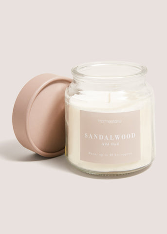 Sandalwood Candle Jar Pink M699264