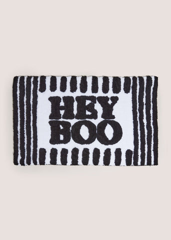 Hey Boo Bath Mat Black M815041