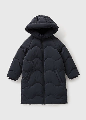 Girls Navy Padded Coat (3-15yrs) G181051