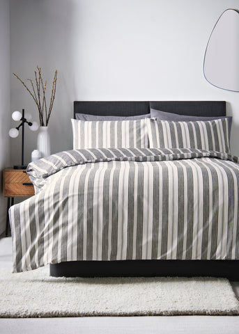 Charcoal Stripe Duvet Set M239040