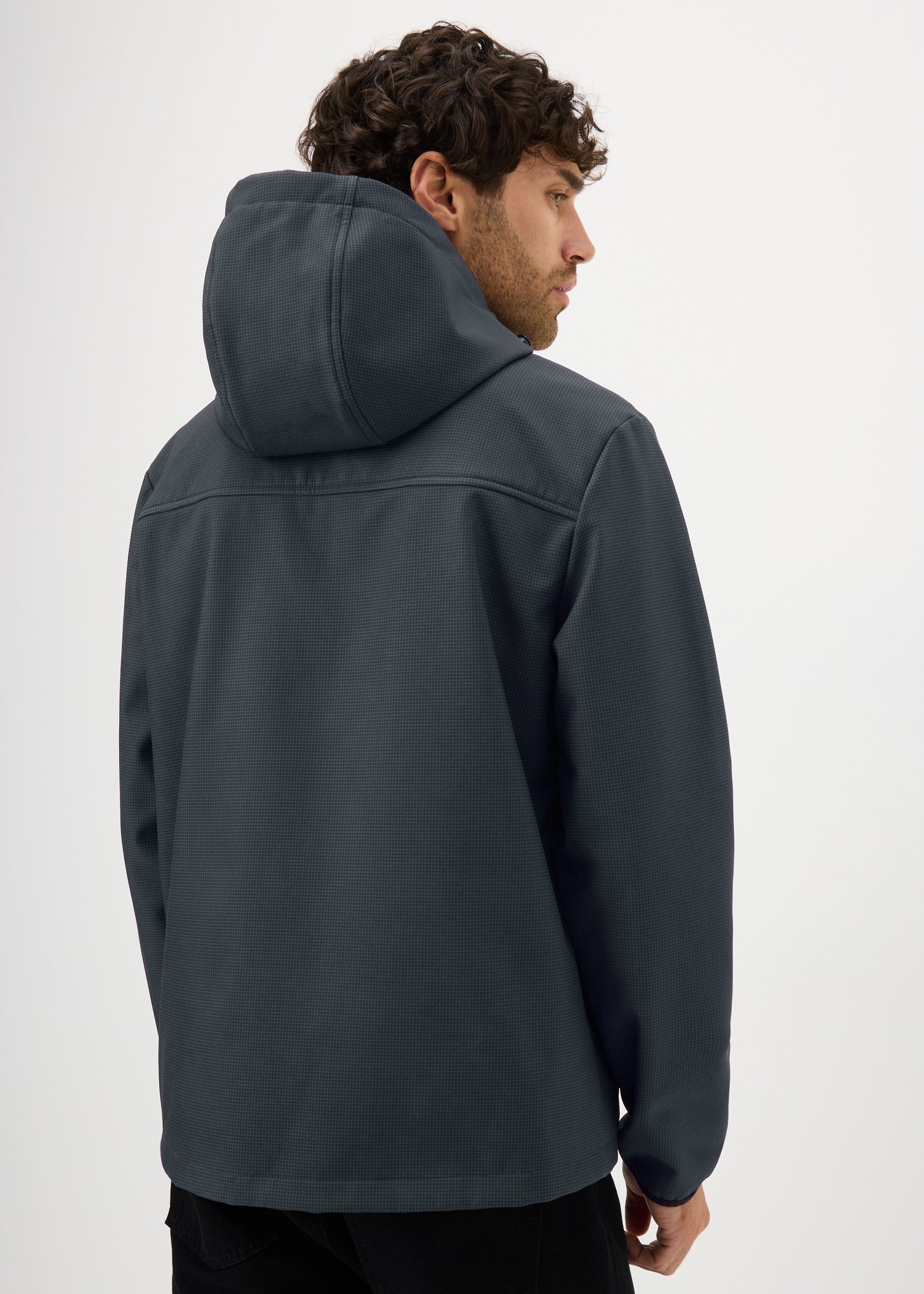 Showerproof Black Shell Hooded Jacket M594951