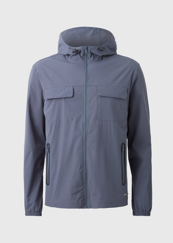 Showerproof Blue Hooded Co Ord Windbreaker M597908