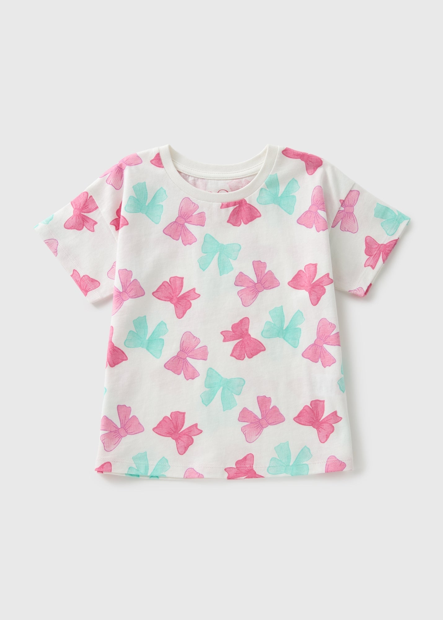 Girls Multicolour Bow T-Shirt (1-7yrs) C252552