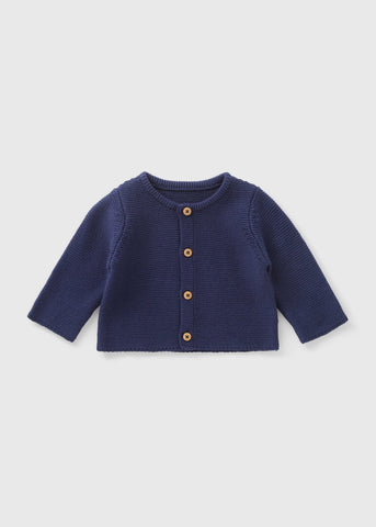 Baby Navy Knitted Cardigan (Newborn-23mths) C321573
