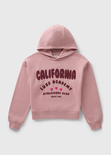 Girls Pink California Hoodie (7-15yrs) G325744