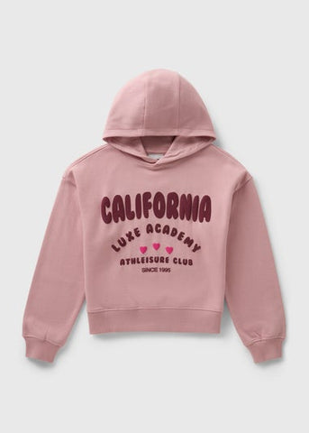 Girls Pink California Hoodie (7-15yrs) G325744