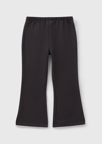 Girls Charcoal Grey Brushed Flare Trousers (1-7yrs) C269673