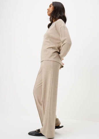 Beige Soft Touch Co Ord Trousers F519375