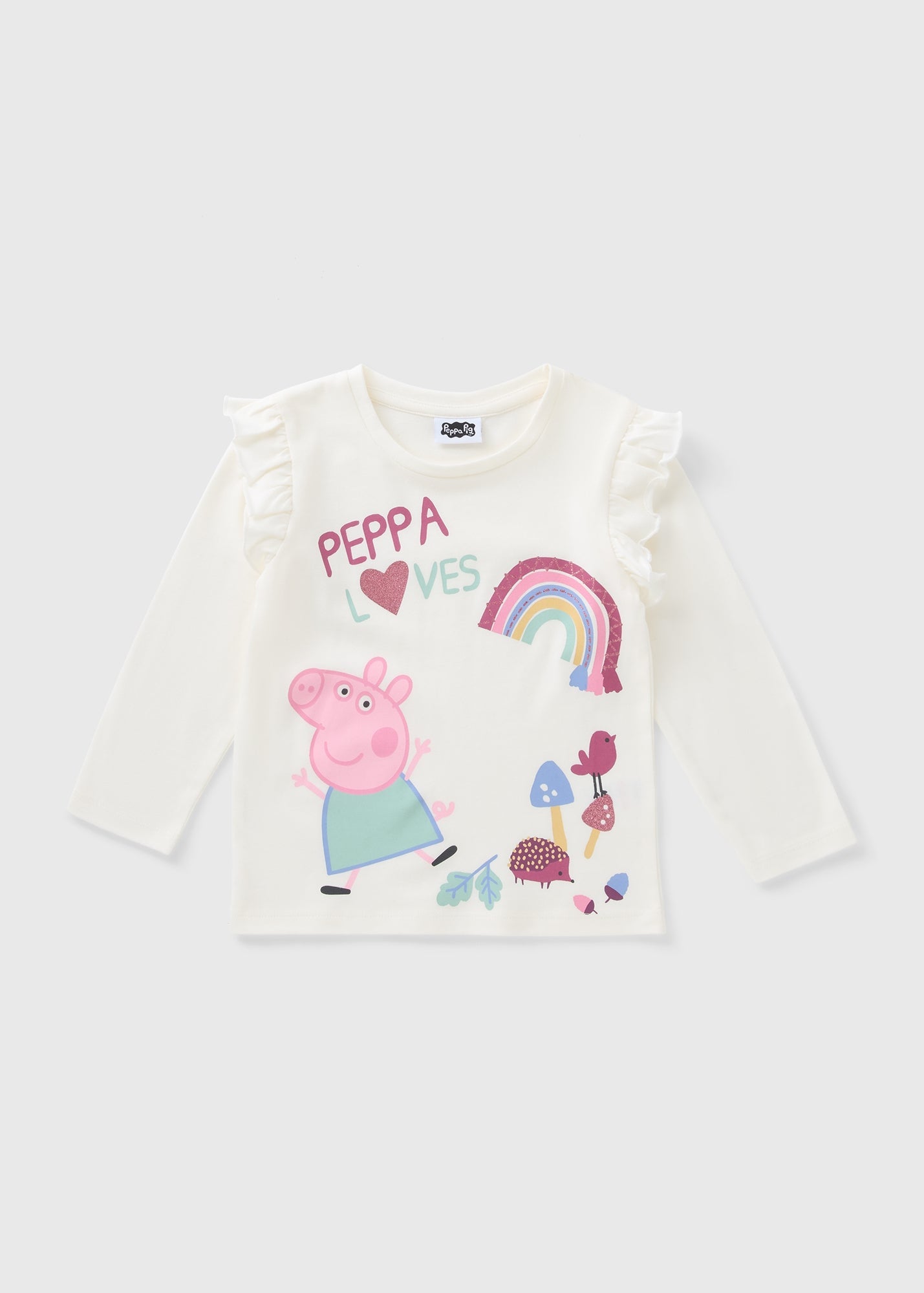 Peppa Pig Girls Cream Loves Top (1-7yrs) C295939