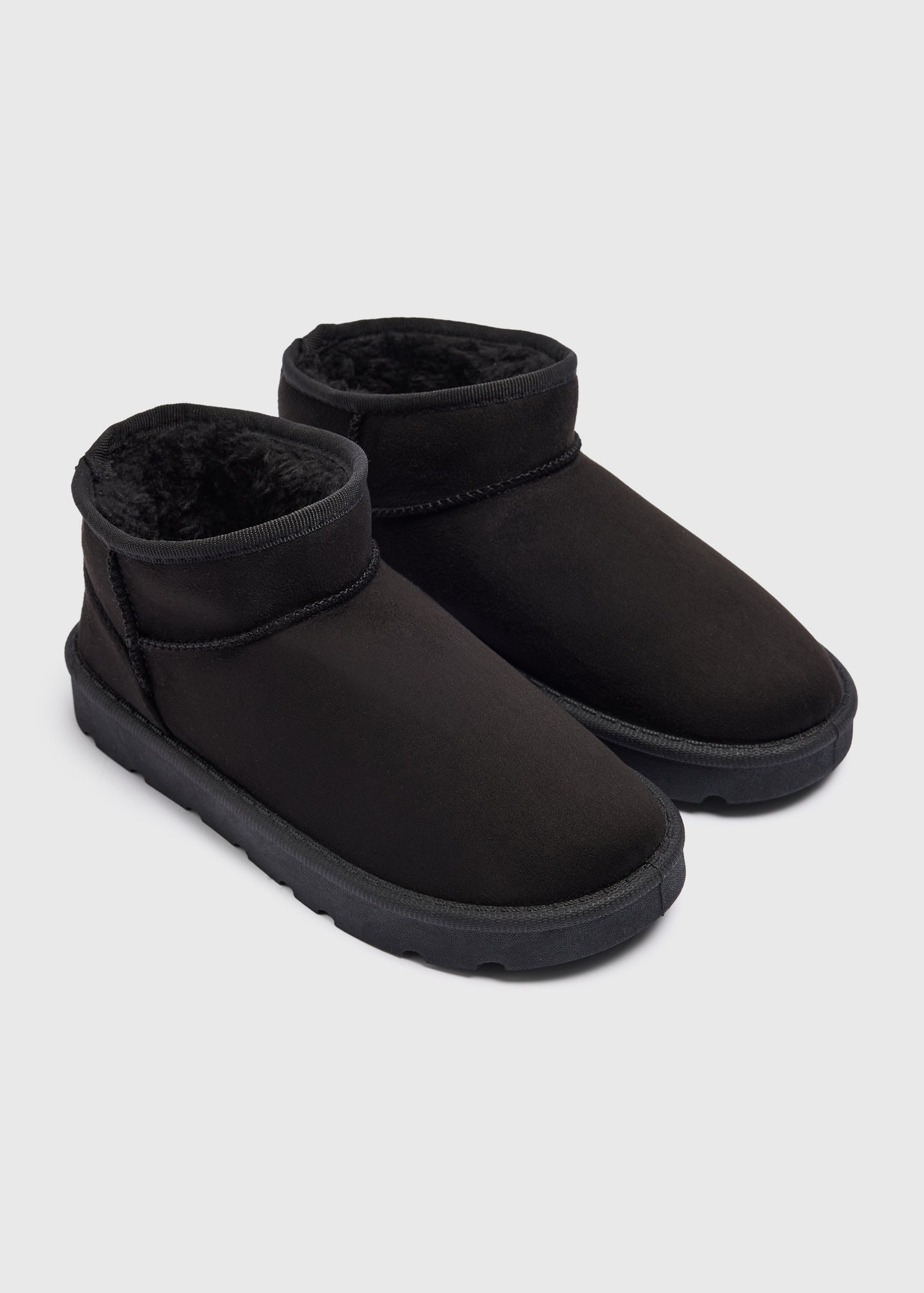 Girls Black Snug Boots (Younger 10-Older 5) C304382