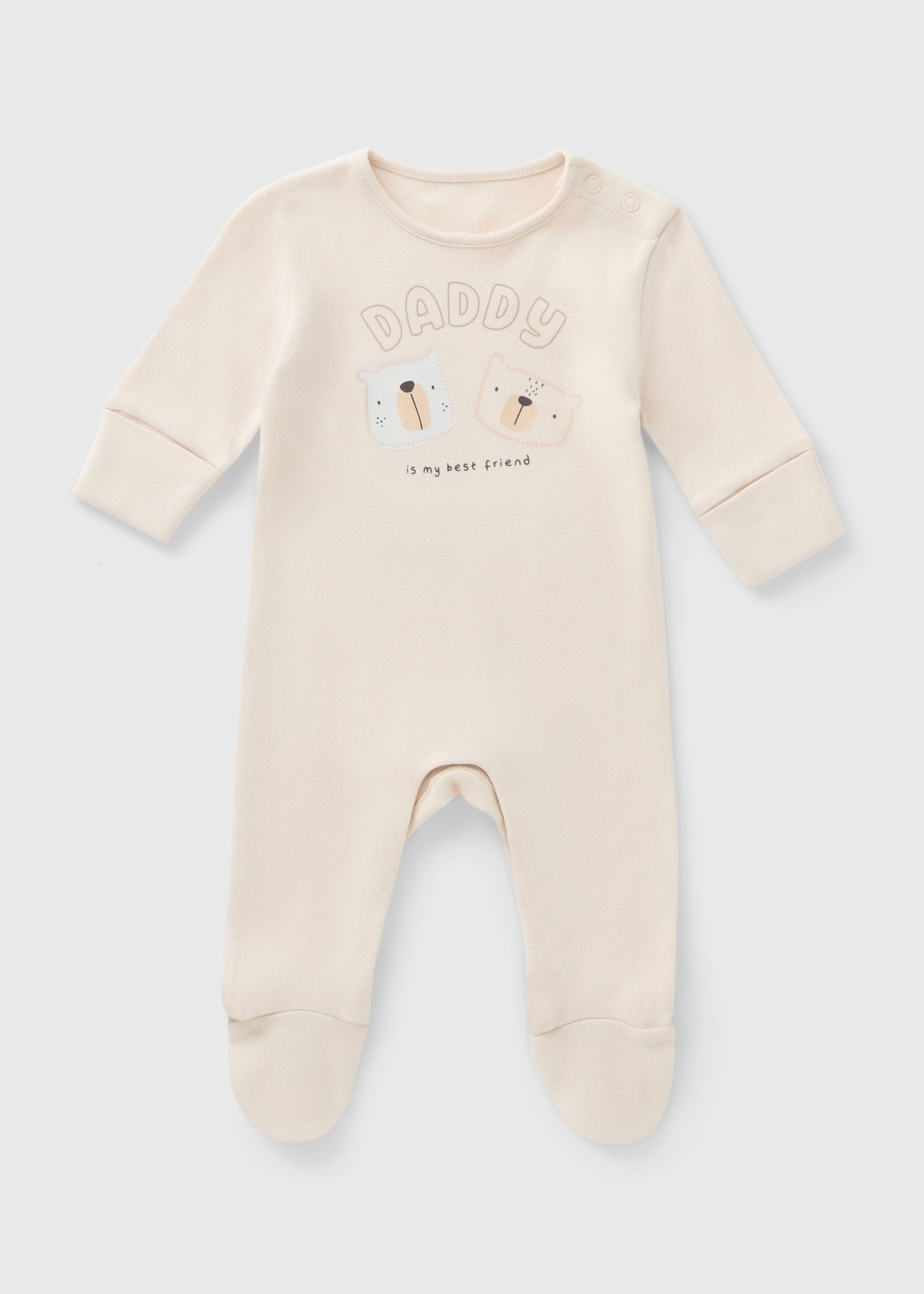 Baby Daddy Bear Sleepsuit (Newborn–18mths) C136753