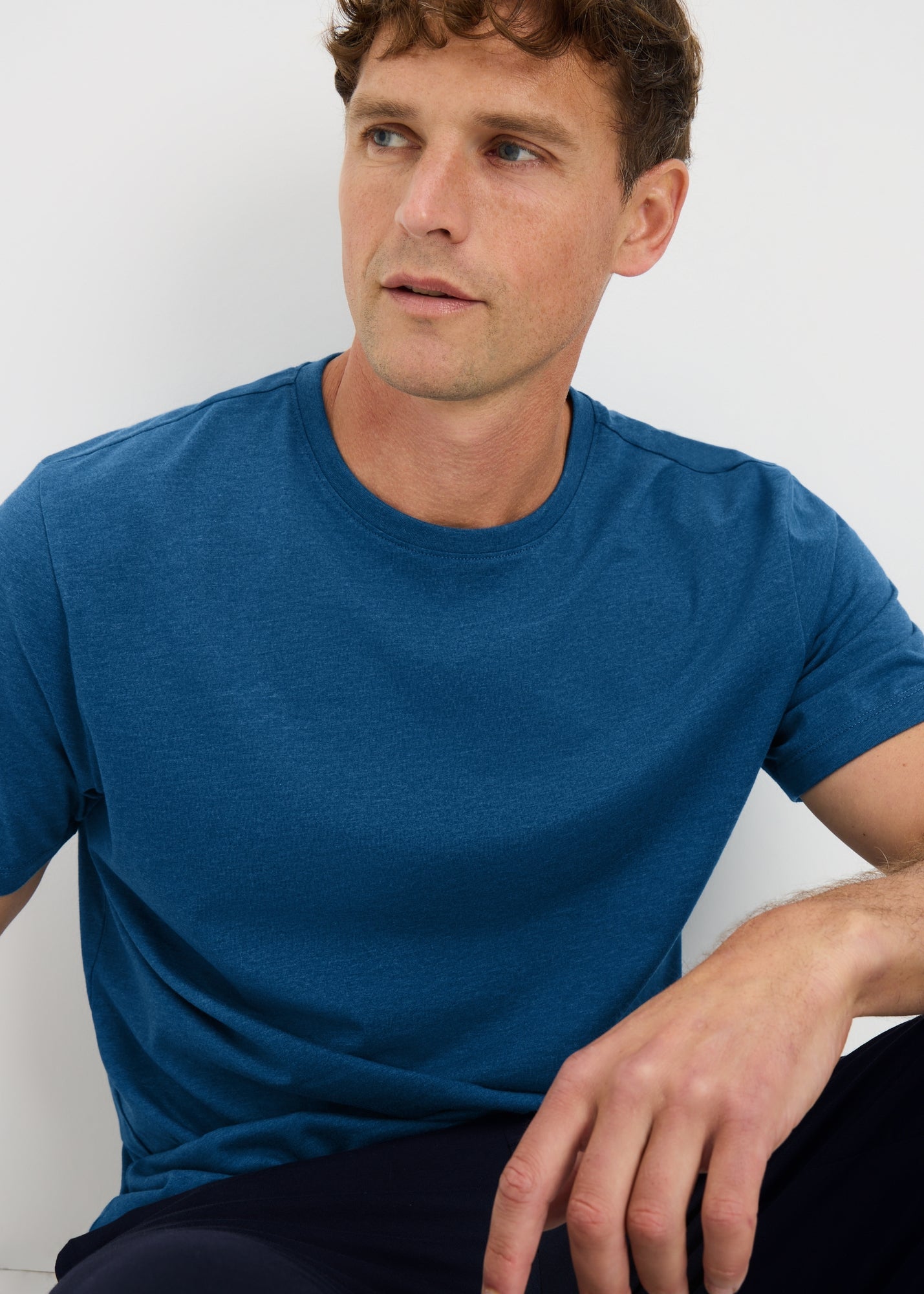 Blue Basic Long Pyjama Set M289425