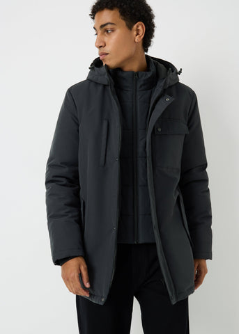 Navy Double Layer Parka M523242