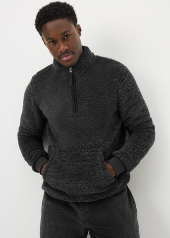 Charcoal 1/4 Zip Fleece M289513