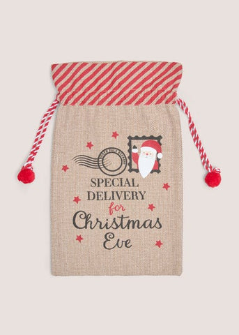 Brown Christmas Eve Sack M529941