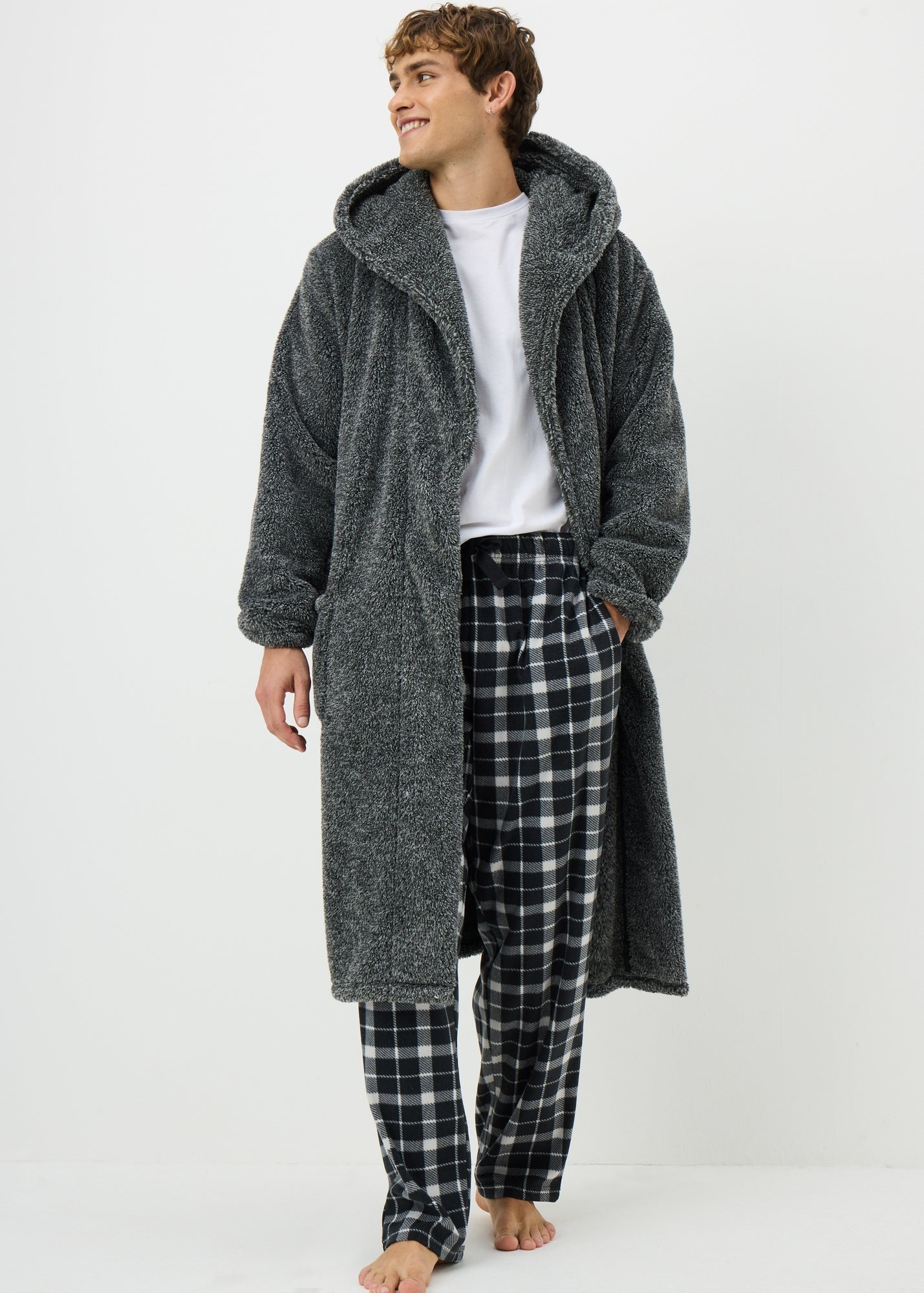 Grey Premium Dressing Gown M289677