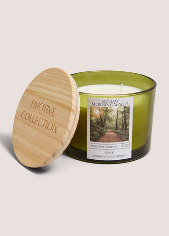 Sunday Morning Walk Candle Green M699397