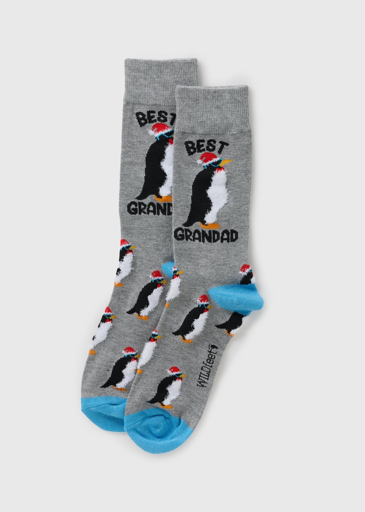Grey Best Grandad Christmas Socks M289784