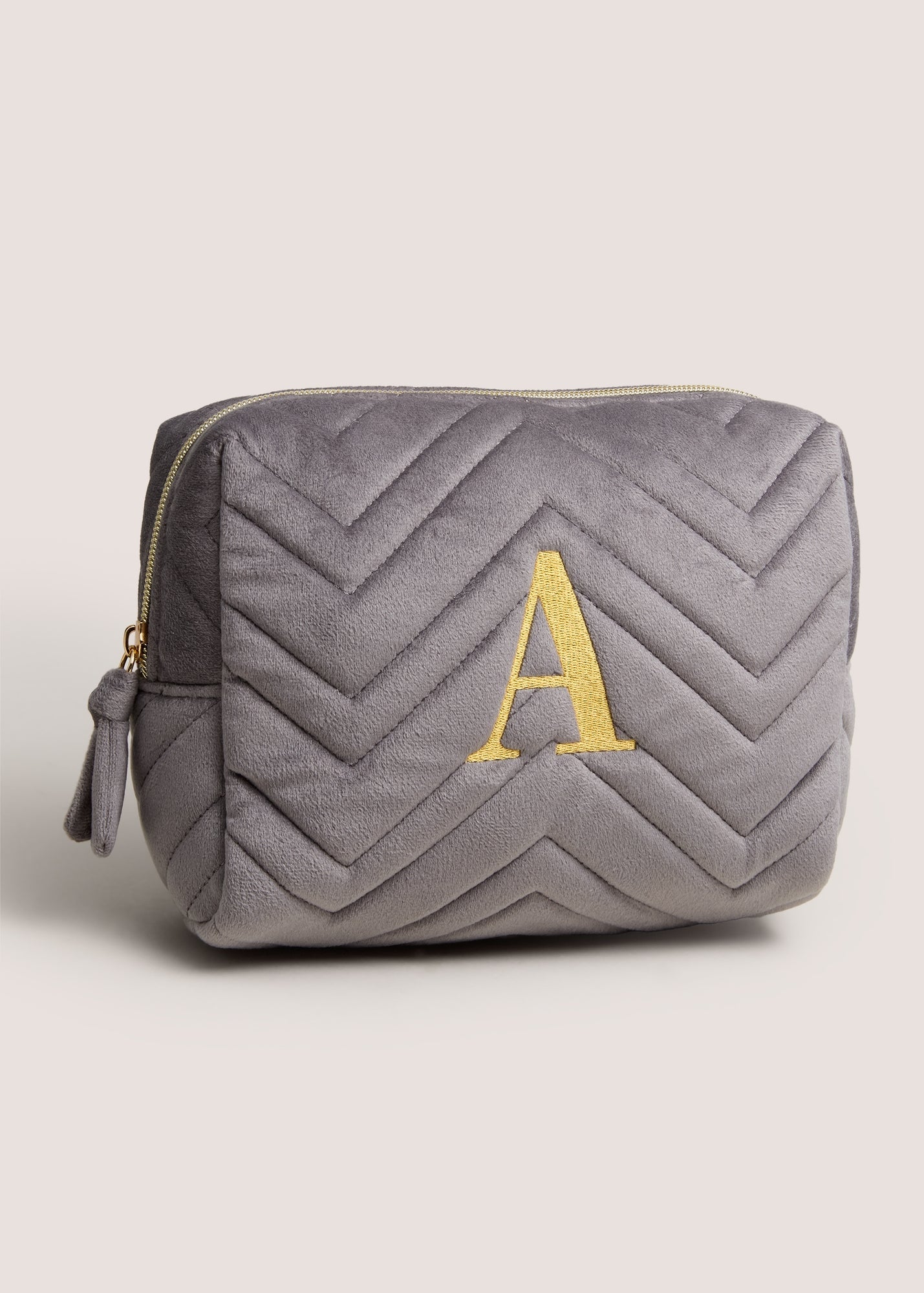 Grey Alphabet Make Up Bag M856514
