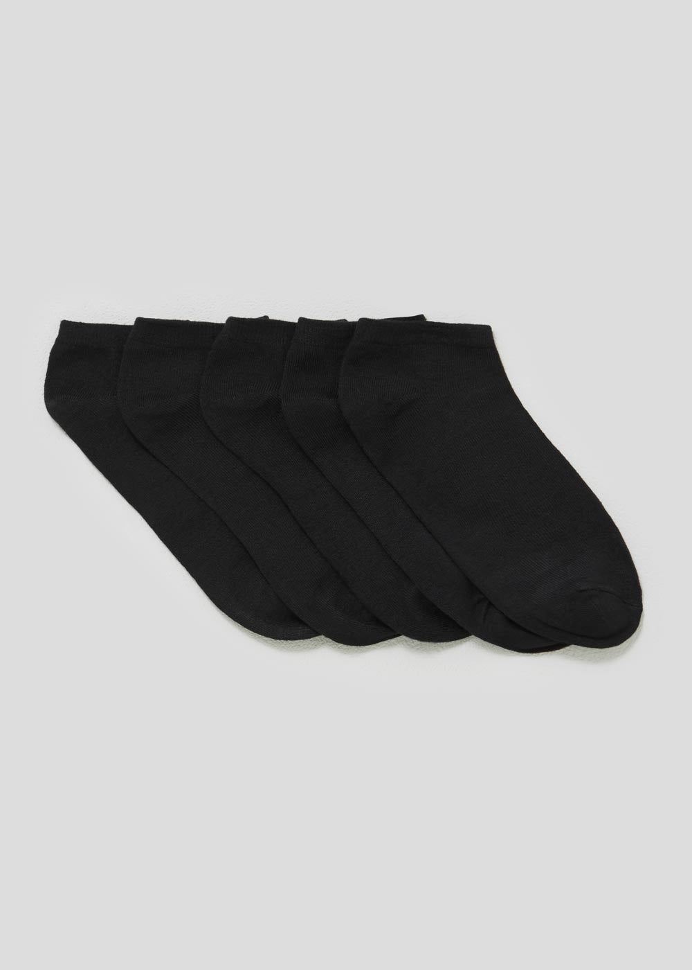 5 Pack Soft Touch Bamboo Trainer Socks  F369965