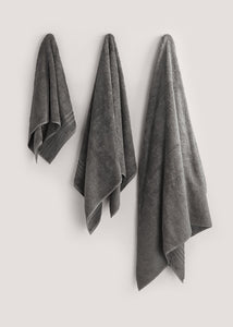 Dark Grey 100% Egyptian Cotton Towels  M573919