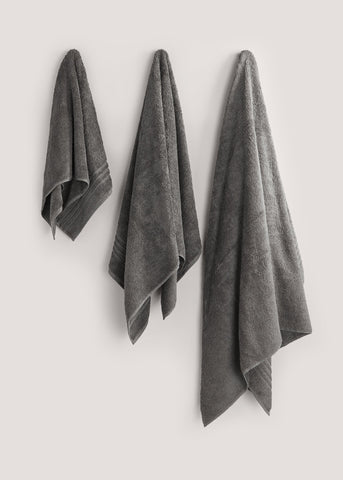Dark Grey 100% Egyptian Cotton Towels  M573917