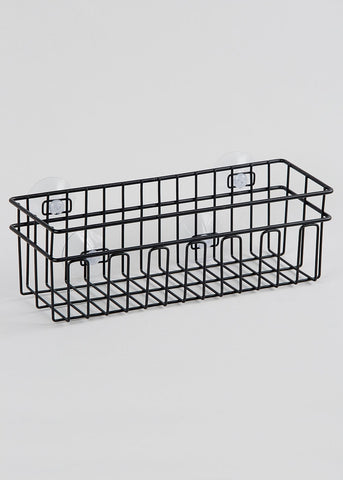Metal Wire Shelf (30cm x 11cm x 10cm) Black M813460