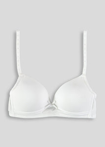 Girls White Moulded First Bra (28A-34AA)  G370243