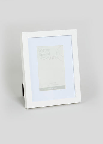 Box Photo Frame (4x6in) White M698115