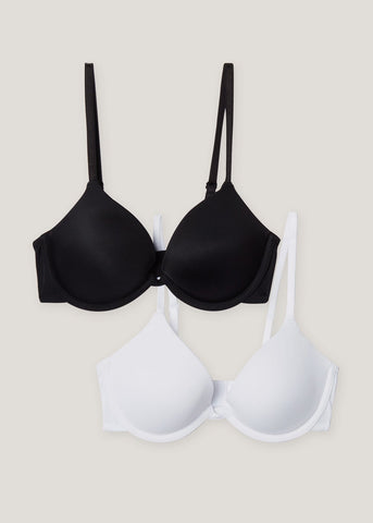 2 Pack Smooth Plunge Bras  F368196