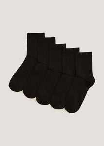5 Pack Soft Touch Bamboo Socks  F369964