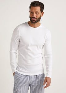 White Long Sleeve Thermal T-Shirt  M211785