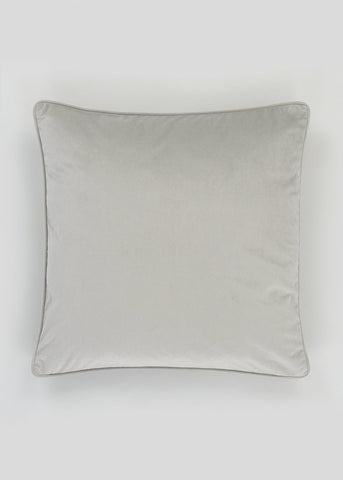 Grey Large Velvet Cushion (55cm x 55cm) M493178