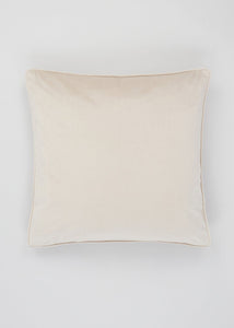 Cream Large Velvet Cushion (55cm x 55cm) Beige M493180