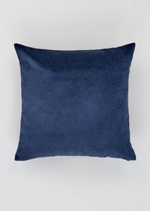 Navy Soft Velour Cushion (43cm x 43cm) M493633