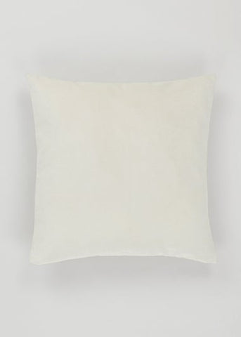 L Soft Velour Cushion Ecru M492968