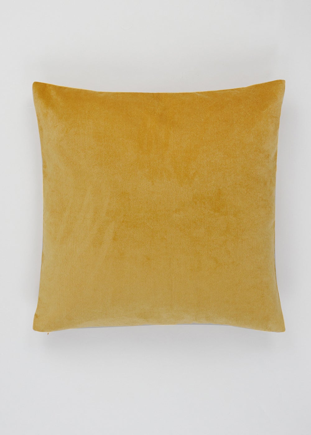Ochre Large Soft Velour Cushion (55cm x 55cm) M492972