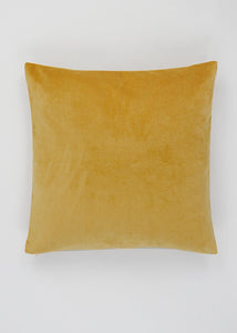 Ochre Large Soft Velour Cushion (55cm x 55cm) M492972