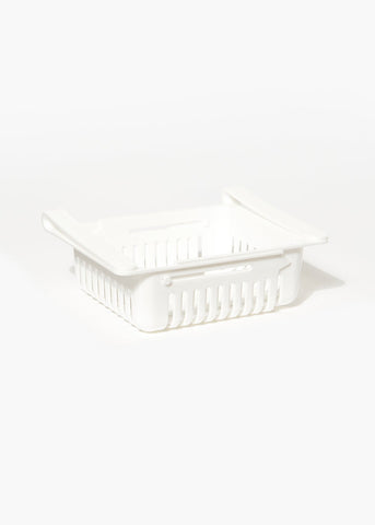White Fridge Storage Basket (18.5cm x 16.5cm x 8cm) M481828