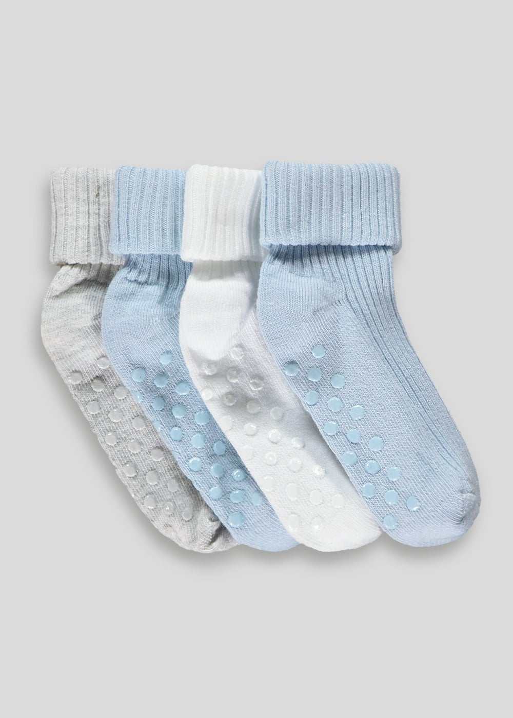 4 Pack Ribbed Baby Socks (Newborn-12mths)  C134972