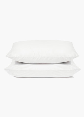 White Polycotton Housewife Pillowcase Pair (144 Thread Count)  M236143