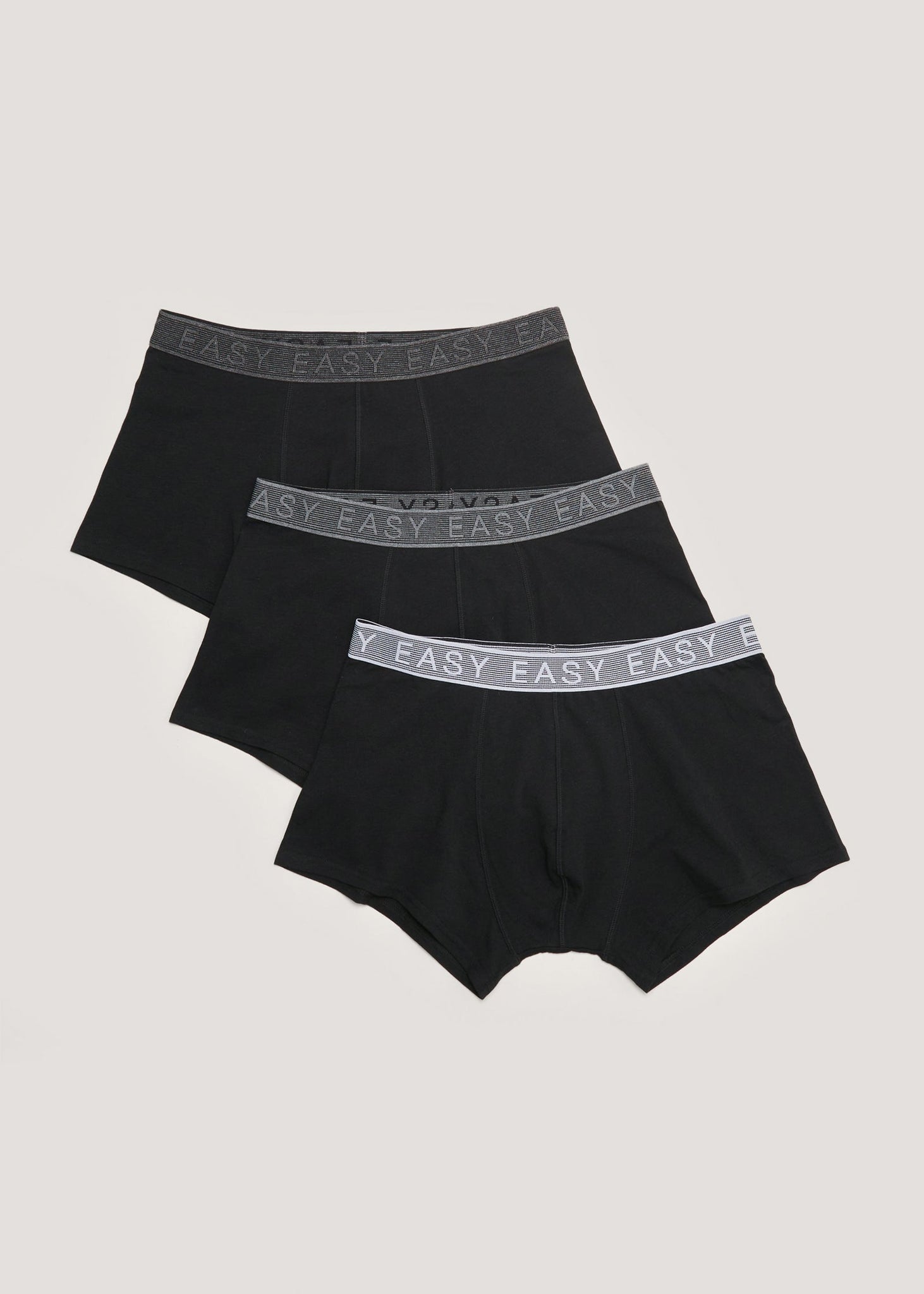 3 Pack Black Hipster Boxers  M212048