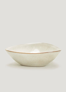 Natural Serving Bowl (5.5cm x 21.5cm x 19cm) Cream M483559