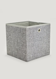 Charcoal Foldable Storage Box (27cm x 27cm x 27cm) Black M697245