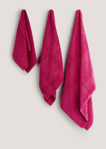 Fuchsia Pink 100% Egyptian Cotton Towels  M588703