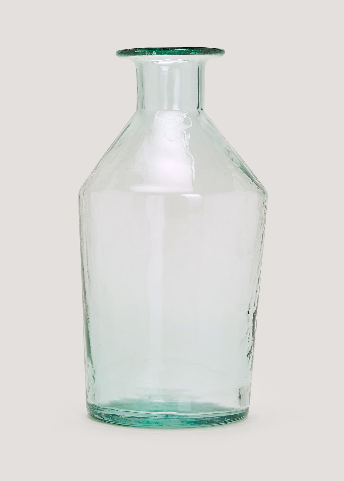 Recycled Glass Tall Vase (27cm x 14cm) Clear M697353