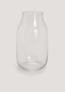 Glass Vase (12cm x 12cm x 25cm) Clear M697354