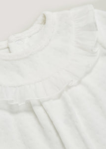 Unisex Cream Fleece Baby Grow (Tiny Baby-12mths)  C135613