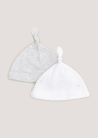 2 Pack Baby Hats (Newborn-6mths)  C135761