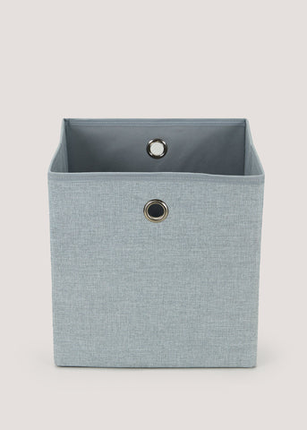 Grey Foldable Storage Box (27cm x 27cm x 27cm) M697699